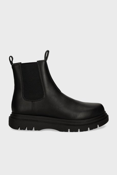 Armani Exchange Deri Chelsea Erkek Bot XUM019 XV874 00002 SİYAH - 1