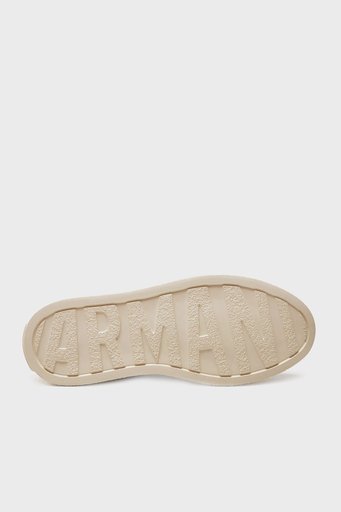 Armani Exchange Deri Sneaker Erkek Ayakkabı XUX196 XV905 00002 SİYAH - 6