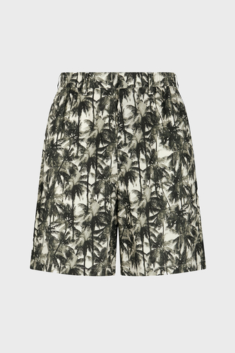 Armani Exchange Desenli % 100 Pamuk Regular Fit Normal Bel Erkek Short XM000427 AF14869 F0039 YEŞİL-BEYAZ - 5