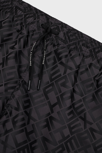 Armani Exchange Desenli Belden Bağlamalı Mayoshort Erkek Mayo Short XM000829 AF13629 FC013 SİYAH - 2