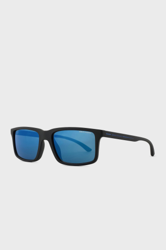 Armani Exchange Dikdörtgen Erkek Gözlük 0AX4157SU 807855 57 Mat Siyah-Koyu Mavi Ayna Mavis - 4