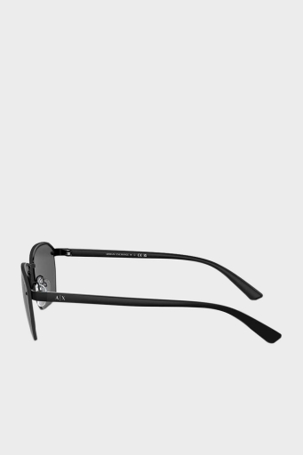 Armani Exchange Dikdörtgen Güneş Erkek Gözlük 0AX2048S 600087 59 Mat Siyah-Koyu Gri - 3