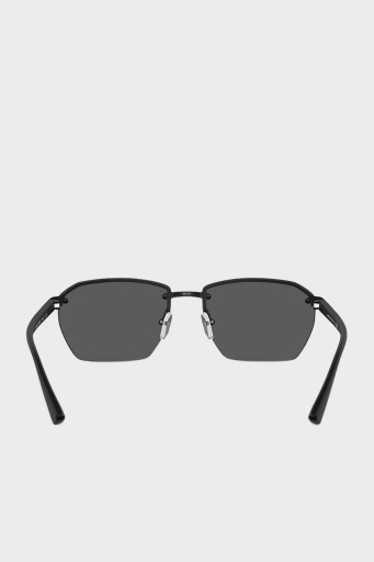 Armani Exchange Dikdörtgen Güneş Erkek Gözlük 0AX2048S 600087 59 Mat Siyah-Koyu Gri - 9