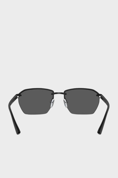 Armani Exchange Dikdörtgen Güneş Erkek Gözlük 0AX2048S 600087 59 Mat Siyah-Koyu Gri - 4