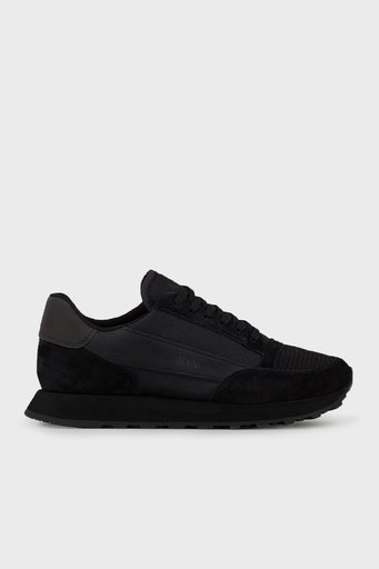 Armani Exchange Logolu Sneaker Erkek Ayakkabı XUX083 XV263 K001 SİYAH - 1