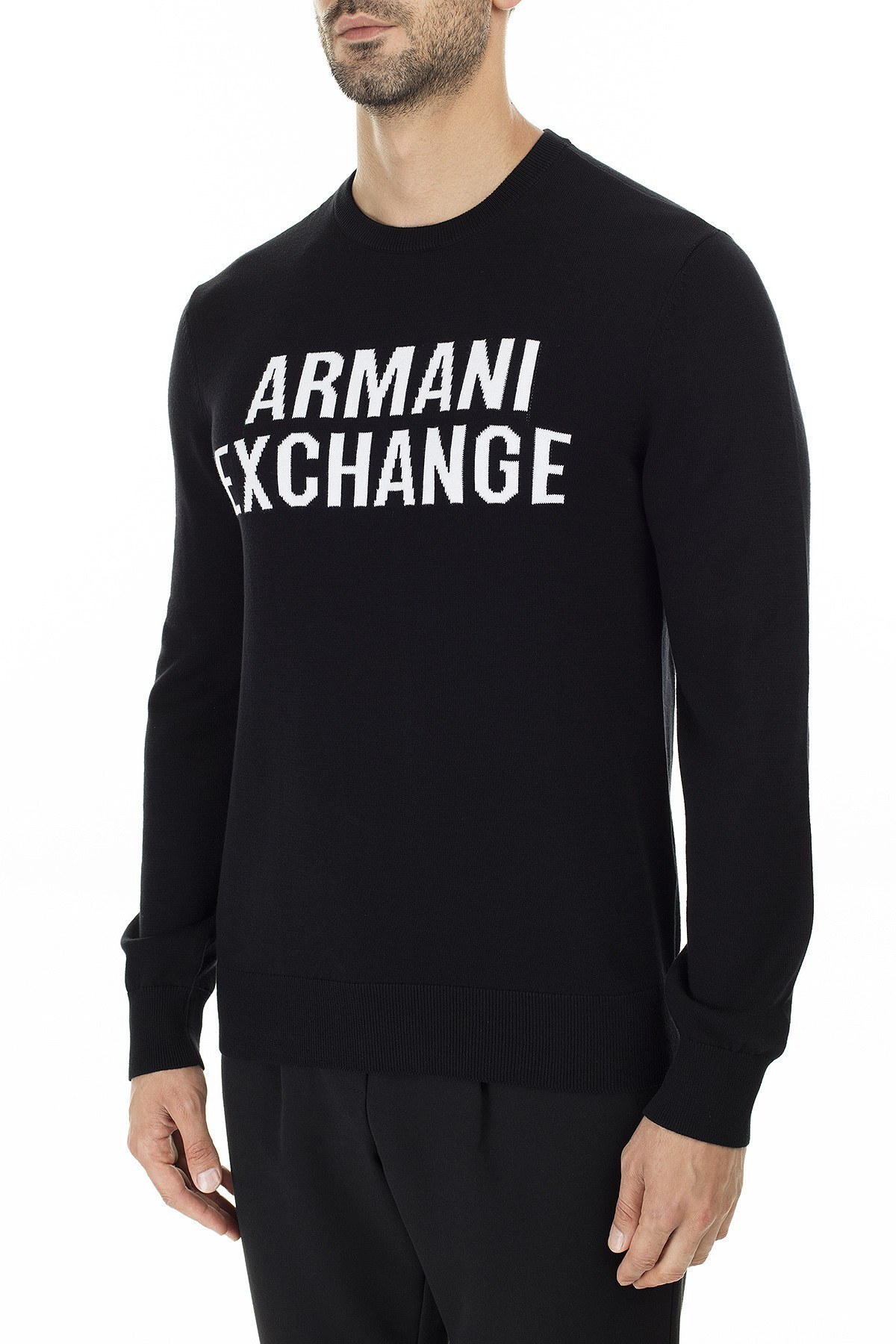 Armani Exchange Erkek Kazak 6GZM3K ZMU5Z 1200 SİYAH