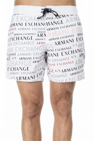 Armani Exchange - Armani Exchange Erkek Mayo Short 953018 0P619 66810 BEYAZ (1)