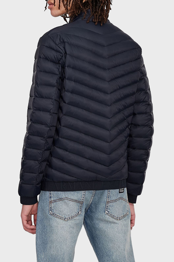 Armani Exchange Logolu Kaz Tüyü Dolgulu Dik Yaka Regular Fit Erkek Mont 8NZB52 ZNW3Z 5578 LACİVERT - 3
