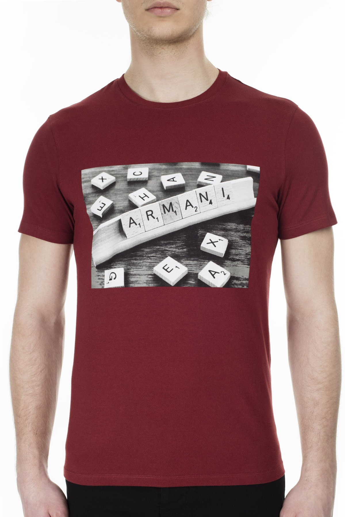 Armani Exchange Erkek T Shirt 3HZTBC ZJ2HZ 1701 KİREMİT