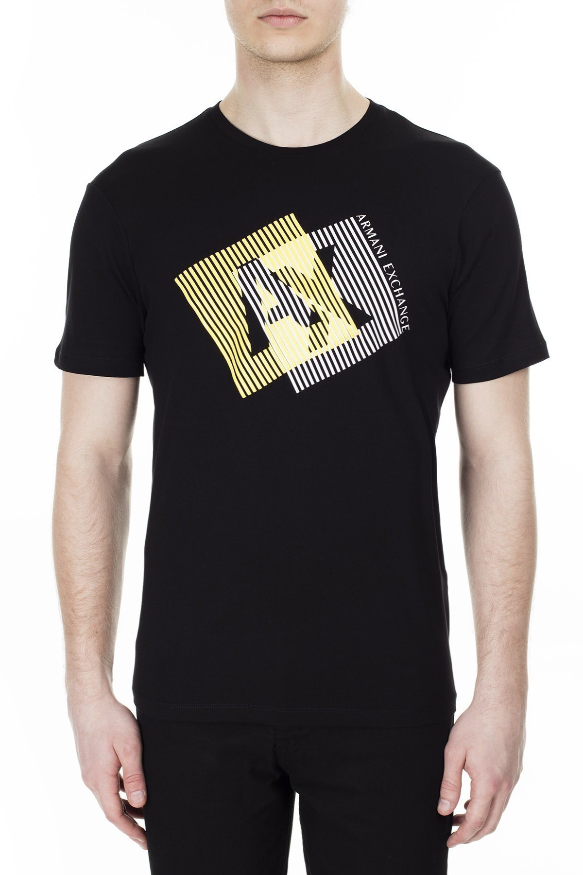 Armani Exchange Erkek T Shirt 3HZTGF ZJH4Z 1200 SİYAH