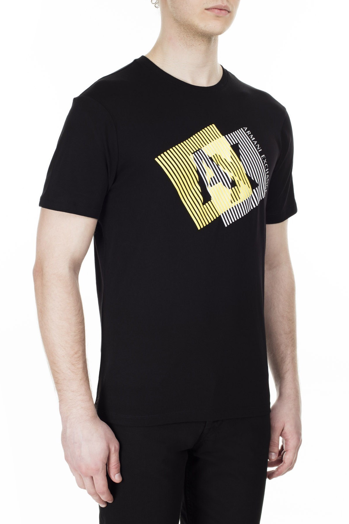 Armani Exchange Erkek T Shirt 3HZTGF ZJH4Z 1200 SİYAH