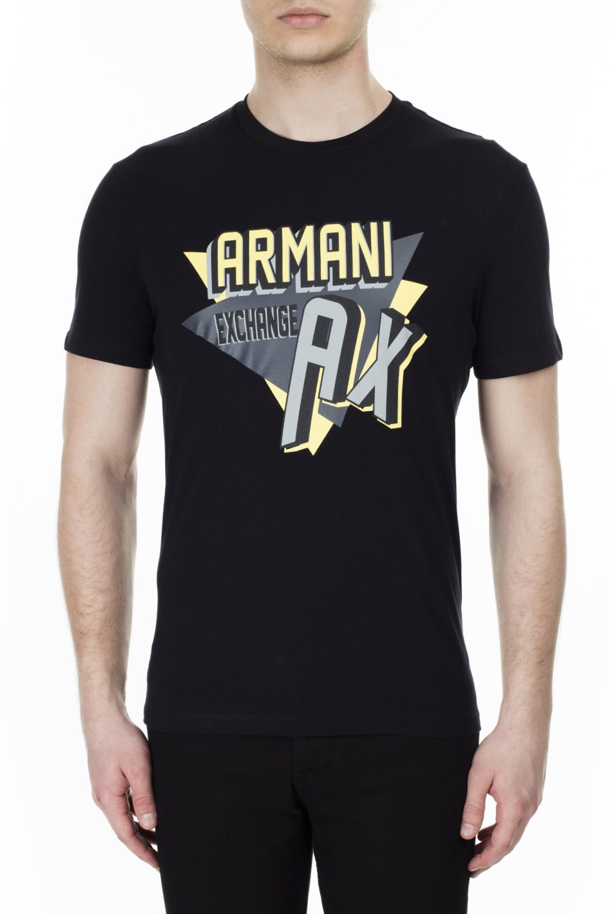 Armani Exchange Erkek T Shirt 3HZTHM ZJ5EZ 1200 SİYAH