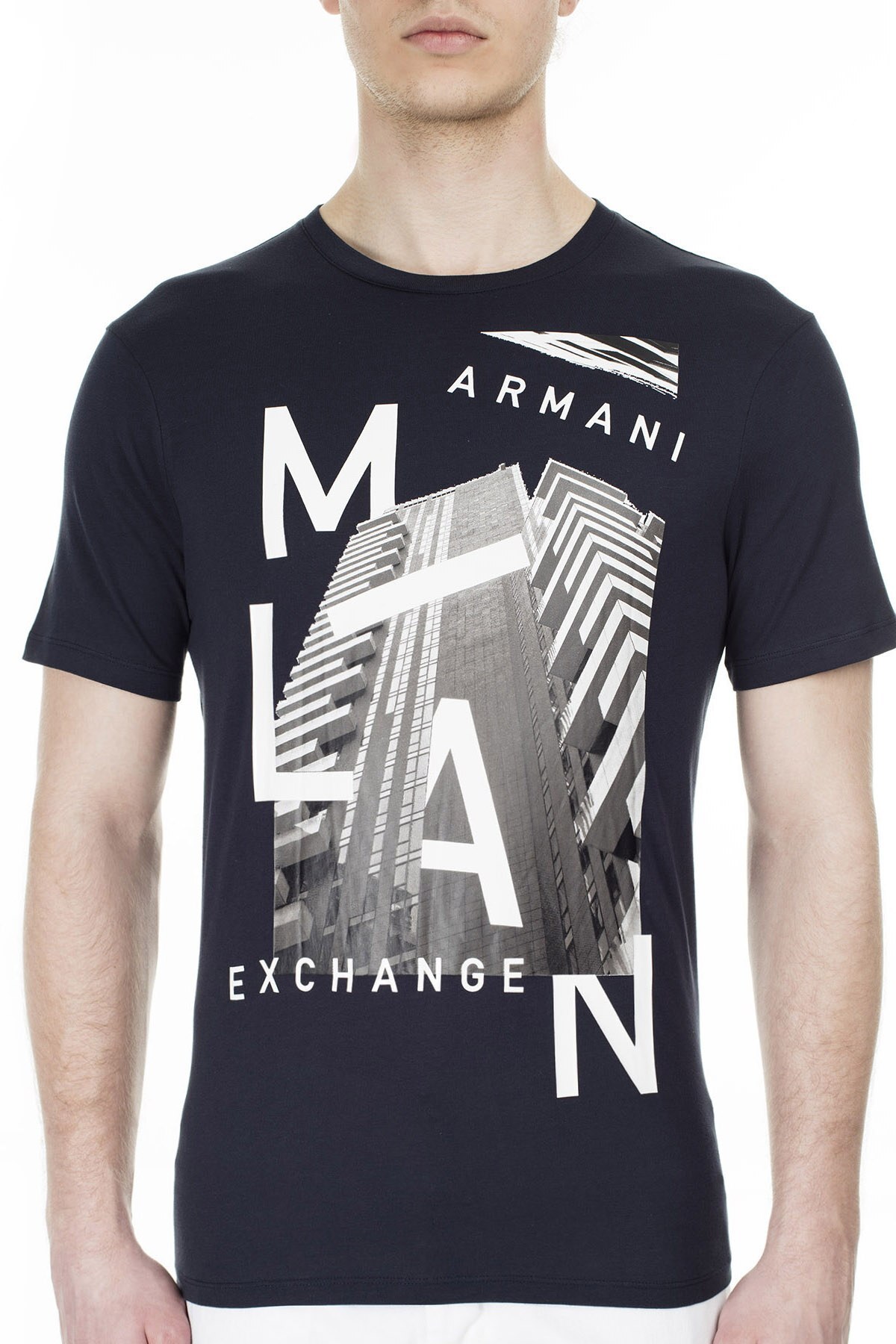 Armani Exchange Erkek T Shirt 3HZTHP ZJH4Z 1510 LACİVERT