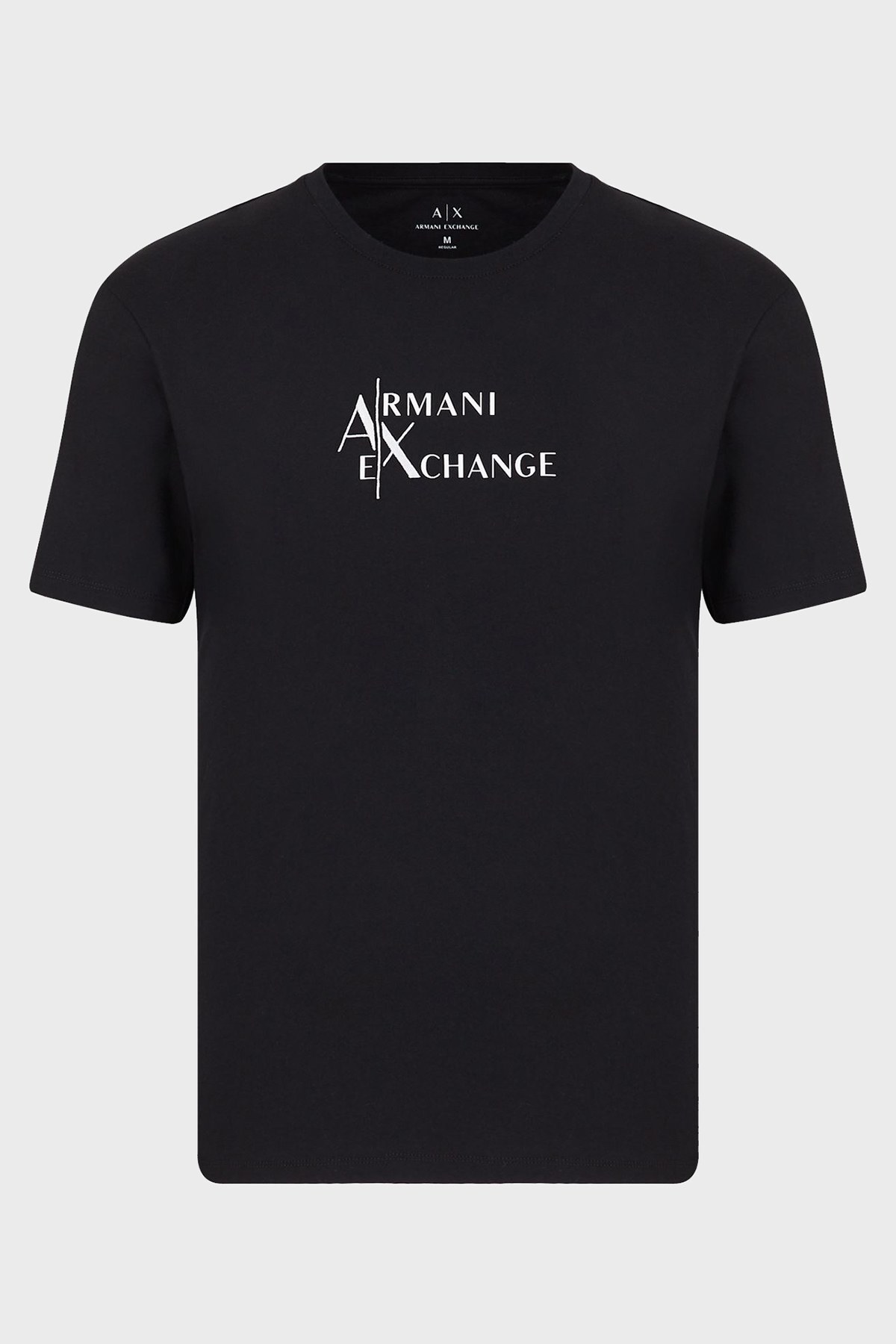 Armani Exchange % 100 Organik Pamuk Regular Fit Erkek T Shirt 6KZTAX ZJ5LZ 1200 SİYAH