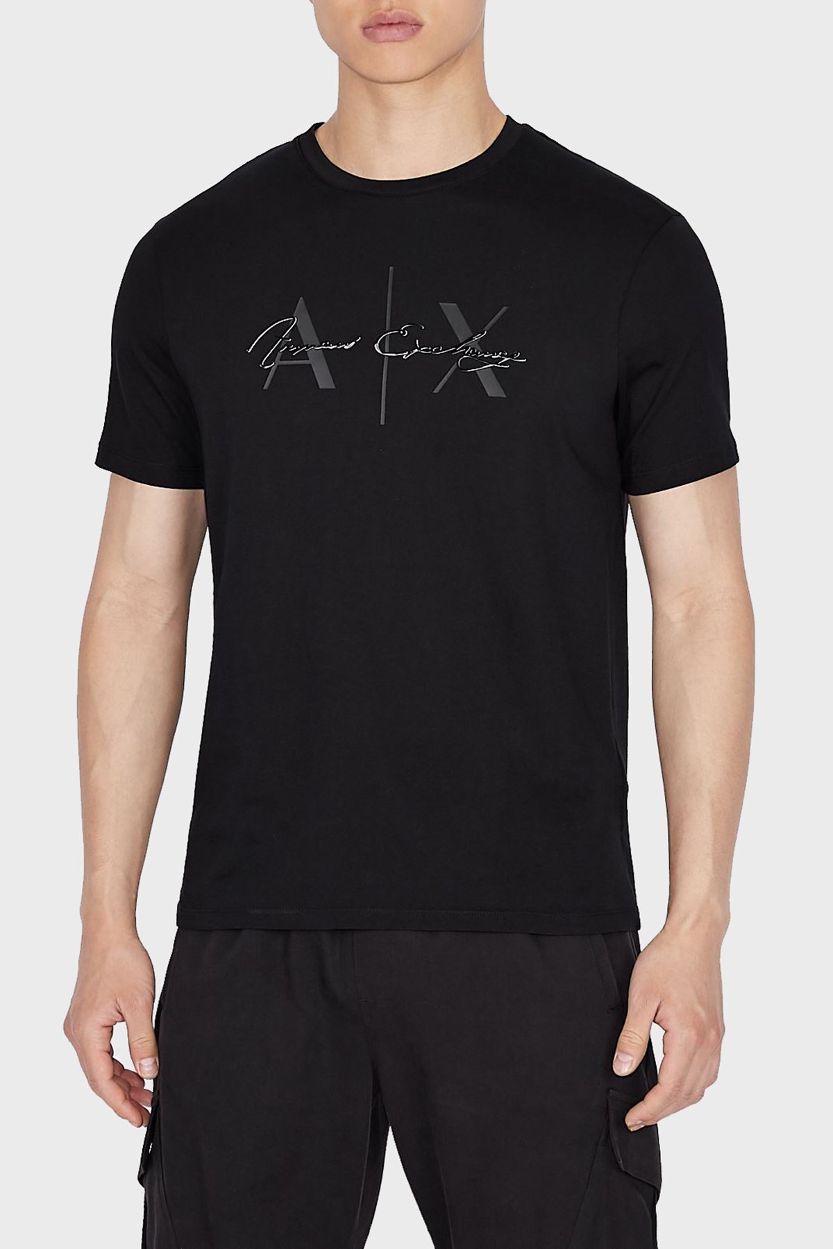 Armani Exchange Erkek T Shirt 6KZTBV ZJV5Z 1200 SİYAH