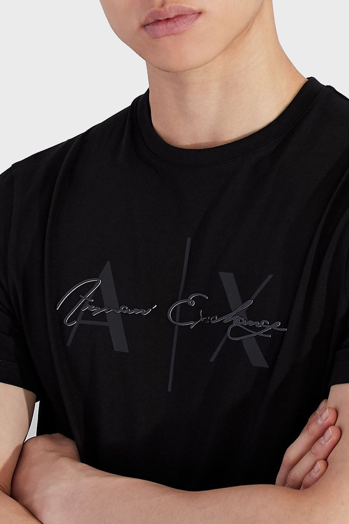 Armani Exchange Erkek T Shirt 6KZTBV ZJV5Z 1200 SİYAH