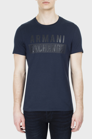 Armani Exchange - Armani Exchange Erkek T Shirt S 6GZTBS ZJV5Z 1510 LACİVERT