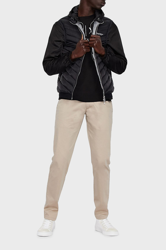 Armani Exchange Ördek Tüyü Dolgulu Dik Yaka Şişme Erkek Yelek 8NZQ52 ZNW3Z 0217 SİYAH - 8