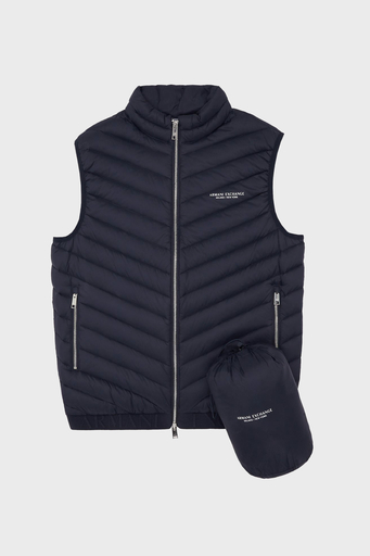 Armani Exchange Ördek Tüyü Dolgulu Regular Fit Erkek Yelek 8NZQ52 ZNW3Z 5578 LACİVERT - 12