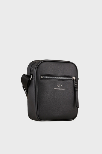 Armani Exchange Fermuarlı Ayarlanabilir Omuz Askılı Erkek Çanta 952388 CC830 00020 SİYAH - 4