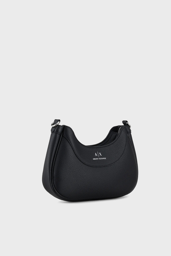 Armani Exchange Fermuarlı Çıkarılabilir Omuz Askılı Bayan Çanta 942883 CC783 00020 SİYAH - 3