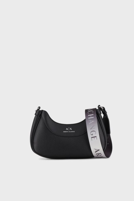 Armani Exchange Fermuarlı Çıkarılabilir Omuz Askılı Bayan Çanta 942883 CC783 00020 SİYAH - 1