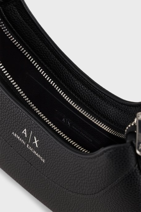 Armani Exchange Fermuarlı Çıkarılabilir Omuz Askılı Bayan Çanta 942883 CC783 00020 SİYAH - 6