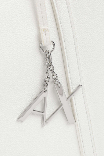 Armani Exchange Fermuarlı Çıkarılabilir Omuz Askılı Bayan Çanta 942930 CC726 00010 BEYAZ - 4