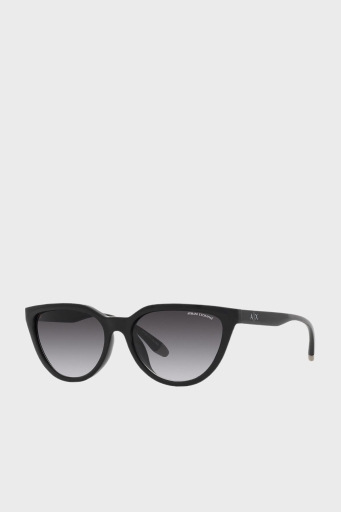 Armani Exchange Güneş Bayan Gözlük 0AX4130SU 81588G 56 Parlak Siyah-Degrade Gri - 1