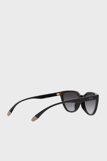 Armani Exchange Güneş Bayan Gözlük 0AX4130SU 81588G 56 Parlak Siyah-Degrade Gri - 6