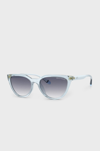 Armani Exchange Güneş Bayan Gözlük 0AX4130SU 8340X0 56 Parlak Şeffaf Gök Mavi-Şeffaf - 4