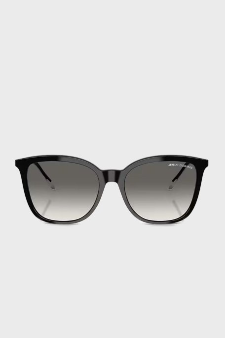Armani Exchange Güneş Bayan Gözlük 0AX4151S 815811 55 Parlak Siyah-Gradyan Gri - 3