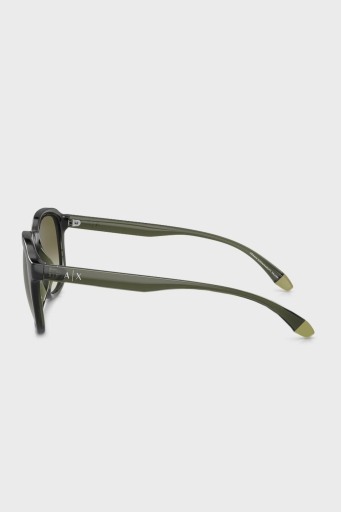 Armani Exchange Güneş Erkek Gözlük 0AX4129SU 83418E 54 Işıltılı Saydam Yeşil-Degrade - 2