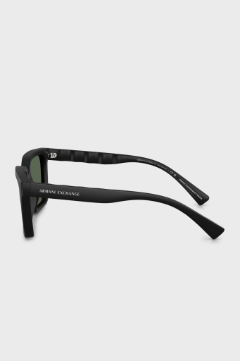 Armani Exchange Güneş Erkek Gözlük 0AX4147S 807871 56 Mat Siyah-Koyu Yeşil - 3