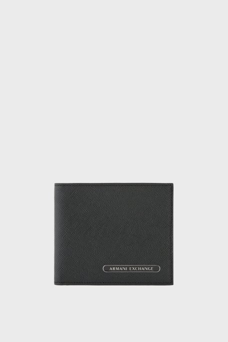 Armani Exchange Hakiki Deri Logolu Erkek Cüzdan XM000168 AF12702 UC001 SİYAH - 1