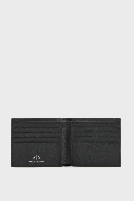 Armani Exchange Hakiki Deri Logolu Erkek Cüzdan XM000168 AF12702 UC001 SİYAH - 3