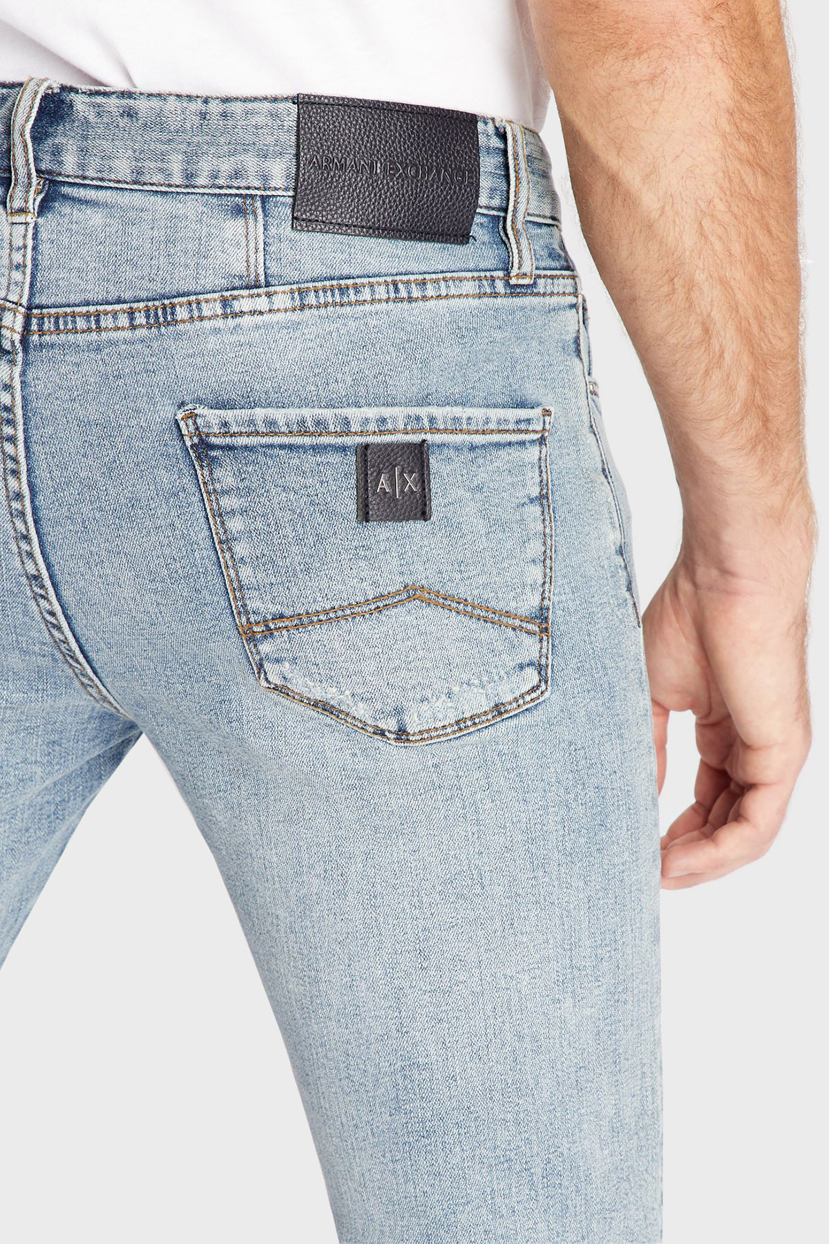 Armani Exchange J10 Jeans Erkek Kot Pantolon 6LZJ10 Z2VKZ 1500 AÇIK MAVİ