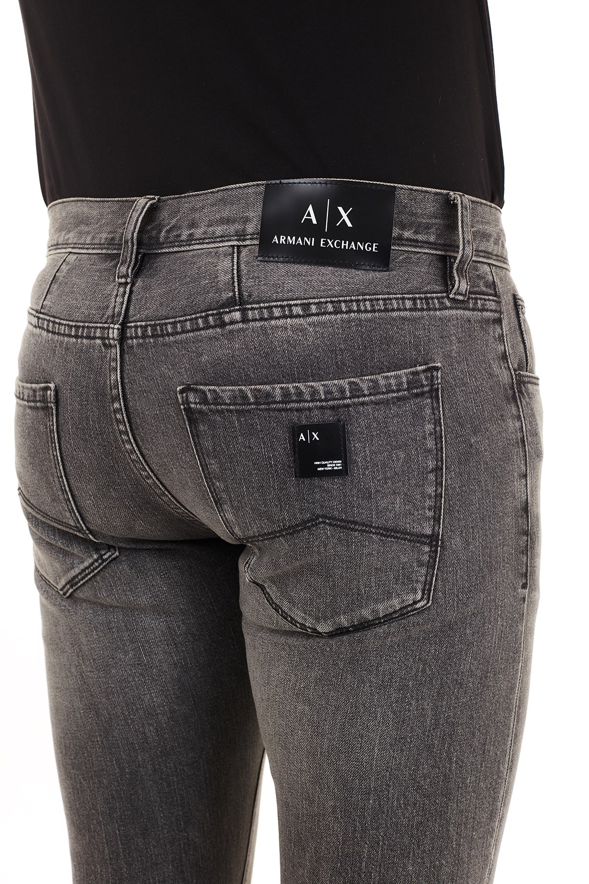 Armani Exchange J13 Jeans Erkek Kot Pantolon 6HZJ13 Z1KQZ 0903 GRİ