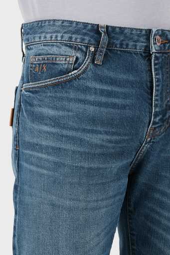 Armani Exchange J13 Pamuklu Slim Fit Jeans Erkek Kot Pantolon 3DZJ13 Z1YGZ 1500 MAVİ - 12