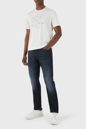 Armani Exchange J13 Slim Fit Jeans Erkek Kot Pantolon 3DZJ13 Z1YHZ 1500 MAVİ - 1