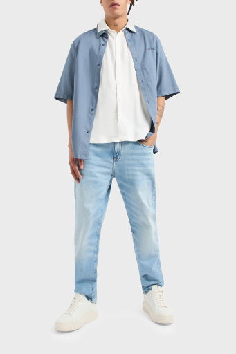 Armani Exchange J13 Streç Pamuklu Slim Fit Jeans Erkek Kot Pantolon 3DZJ13 Z1YFZ 1500 MAVİ - 7