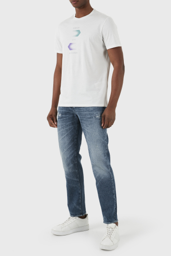 Armani Exchange J13 Yırtık Detaylı Slim Fit Jeans Erkek Kot Pantolon 3DZJ13 Z1Y9Z 1500 MAVİ - 6