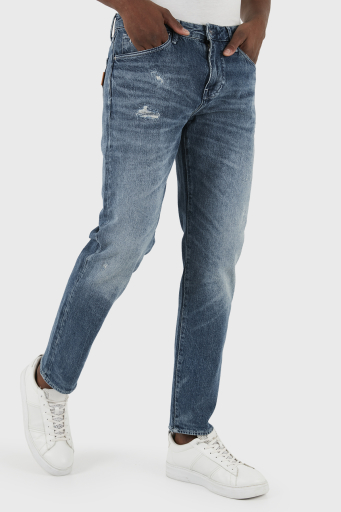 Armani Exchange J13 Yırtık Detaylı Slim Fit Jeans Erkek Kot Pantolon 3DZJ13 Z1Y9Z 1500 MAVİ - 8