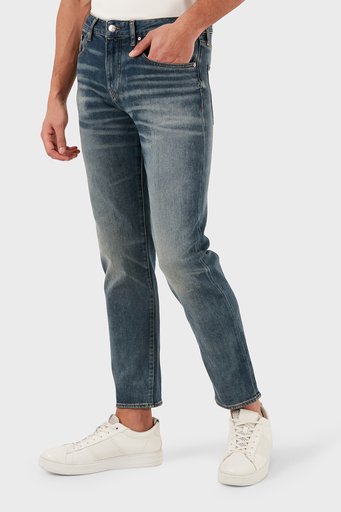 Armani Exchange J13 Yüksek Bel Slim Fit Jeans Erkek Kot Pantolon 3DZJ13 Z1Y6Z 1500 MAVİ - 2