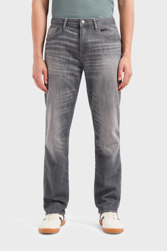 Armani Exchange J13 Yüksek Bel Slim Fit Jeans Erkek Kot Pantolon 3DZJ13 Z2TTZ 0903 GRİ - 2