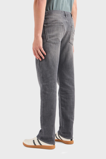 Armani Exchange J13 Yüksek Bel Slim Fit Jeans Erkek Kot Pantolon 3DZJ13 Z2TTZ 0903 GRİ - 9