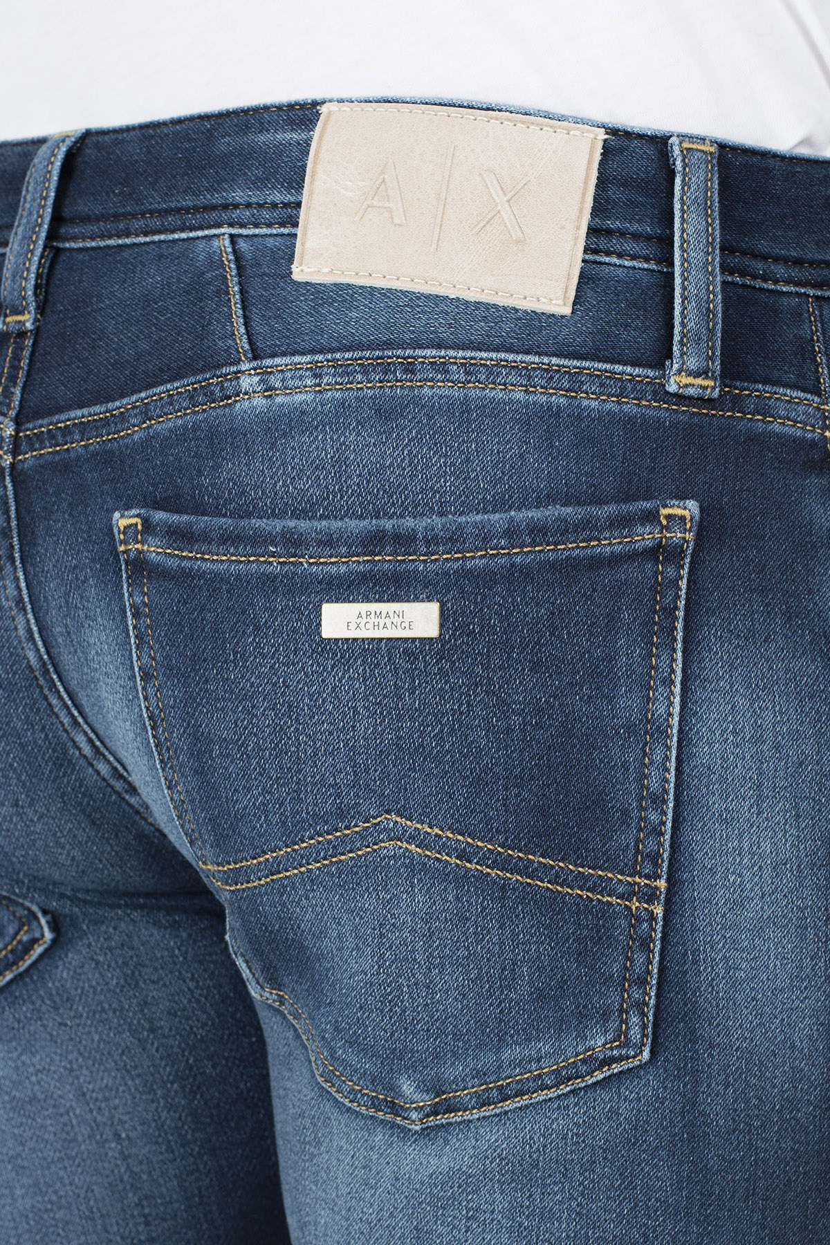 Armani Exchange J14 Jeans Erkek Kot Pantolon 3HZJ14 Z4QMZ 1500 LACİVERT