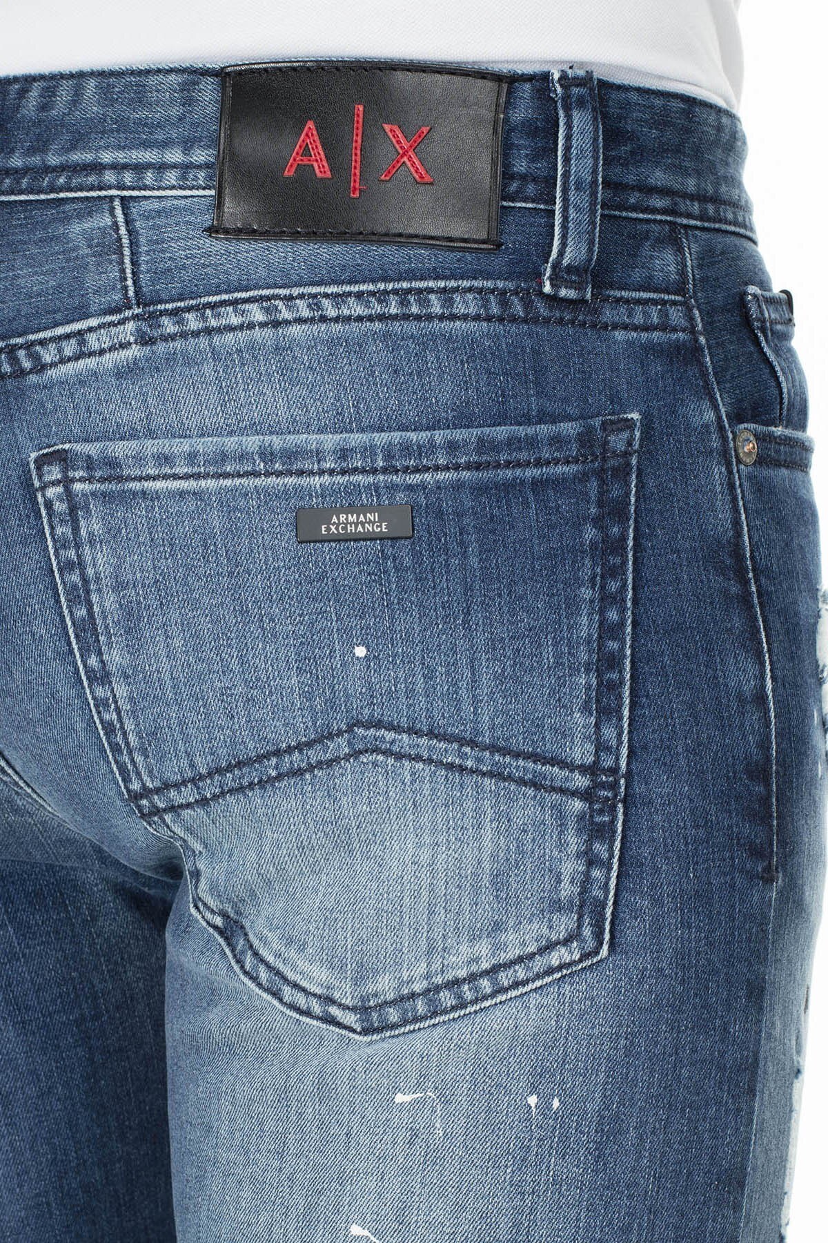 Armani Exchange J14 Jeans Erkek Kot Pantolon 3HZJ14 Z4ZCZ 1500 KOYU MAVİ