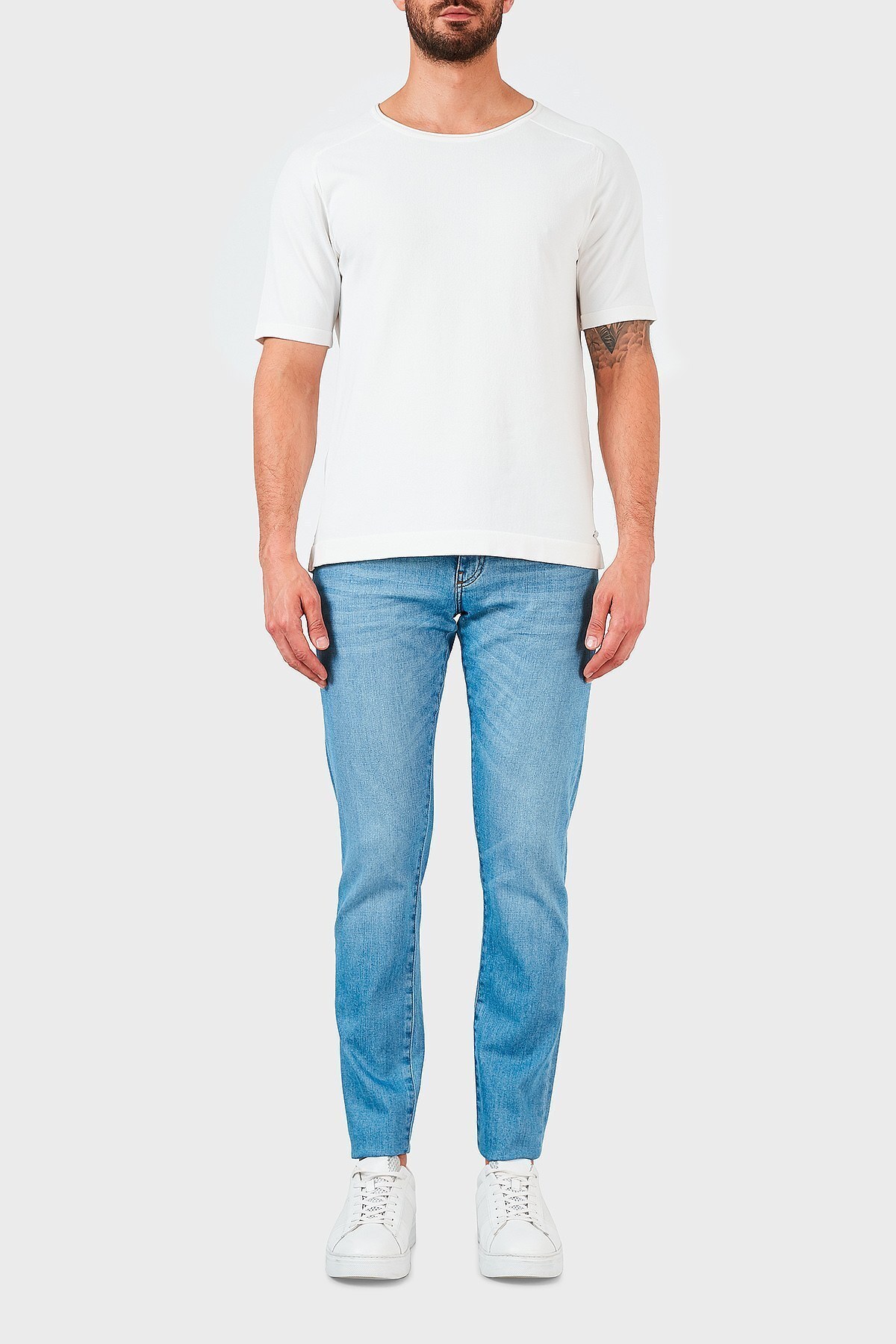 Armani Exchange Pamuklu Skinny J14 Jeans Erkek Kot Pantolon 3KZJ14 Z1L5Z 1500 MAVİ