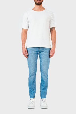 Armani Exchange - Armani Exchange Pamuklu Skinny J14 Jeans Erkek Kot Pantolon 3KZJ14 Z1L5Z 1500 MAVİ